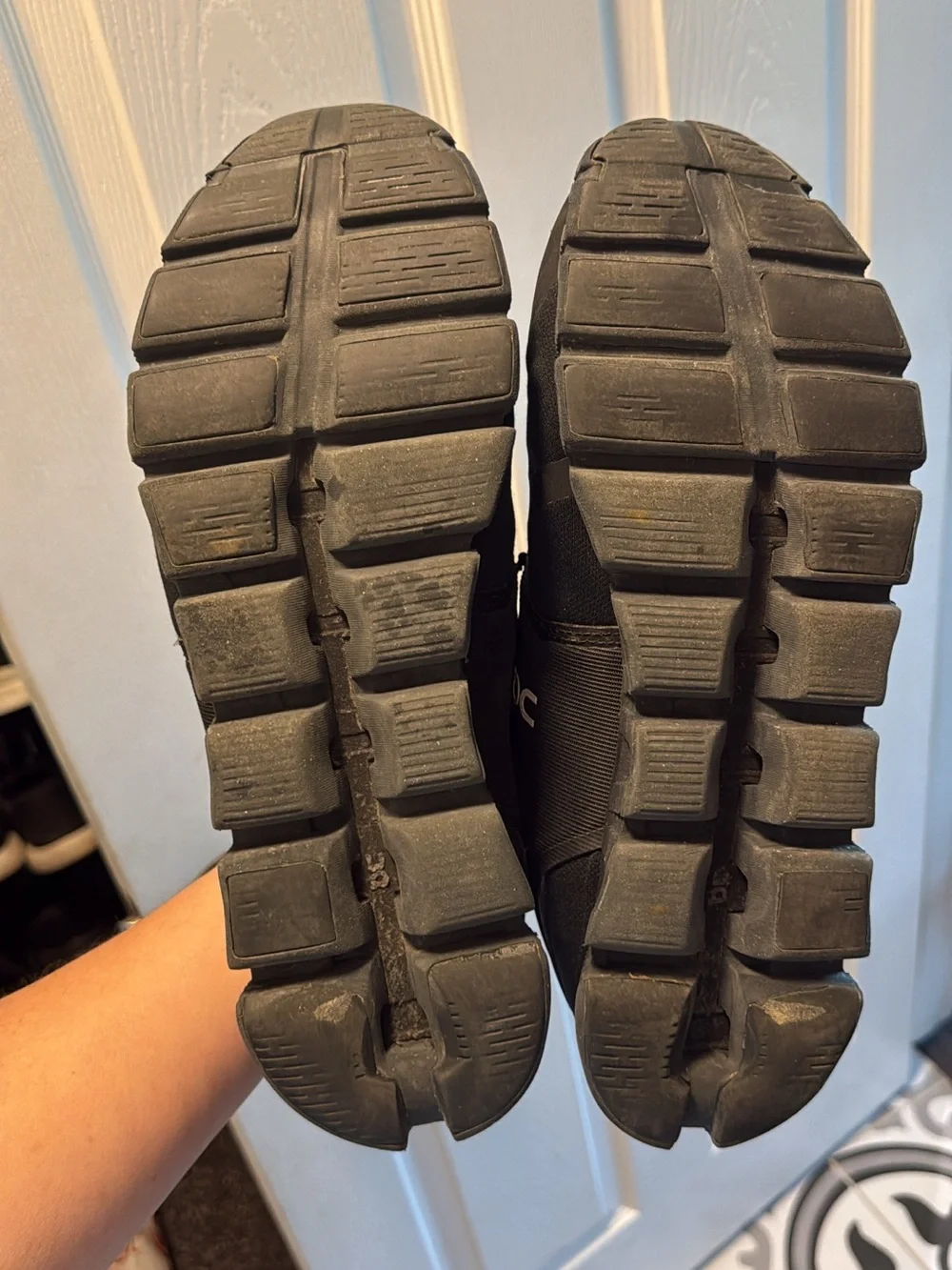 On Running Black Cloud Athletic Sneakers for Men